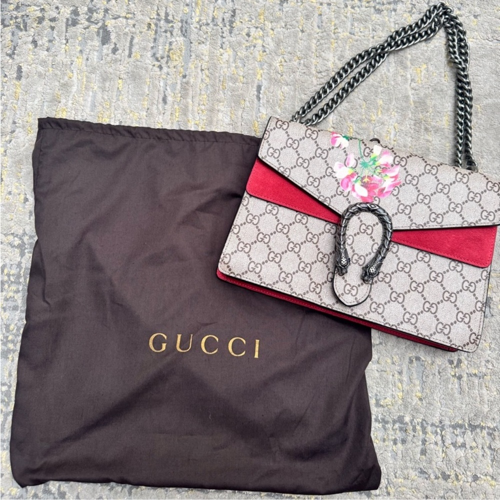 Gucci Dionysus GG Multi Blooms Shoulder Bag Handbag